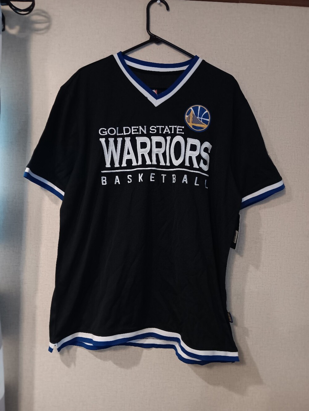 Golden State Warriors Short Sleeve Jersey Adult Slim Embroidered  Sz XL